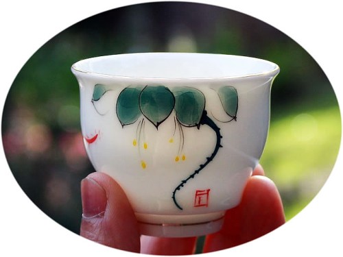 Gongfu tea cup butter jade A